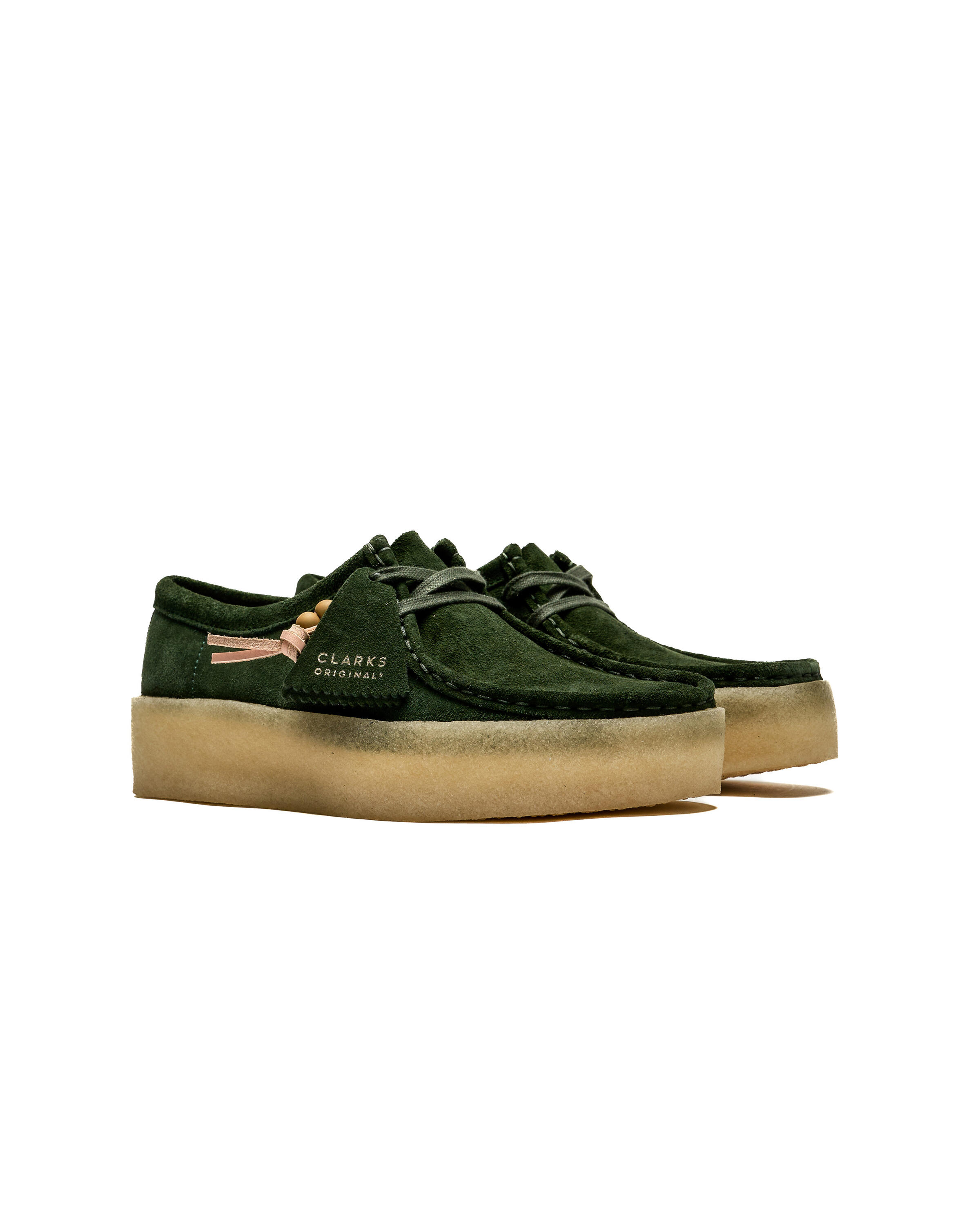 clarks-wallabee-cup-dark-green
